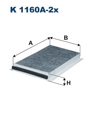 Kupefilter Filtron K 1160A-2x FILTRON