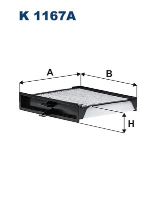 Kupefilter Filtron K 1167A FILTRON