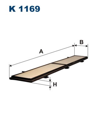 Kupefilter Filtron K 1169 FILTRON