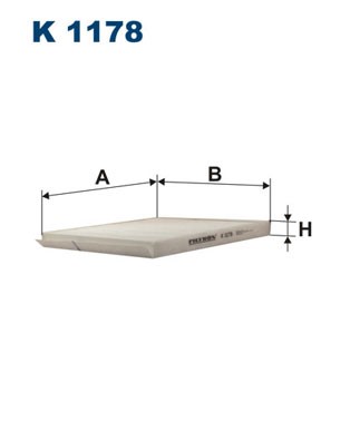 Kupefilter Filtron K 1178 FILTRON