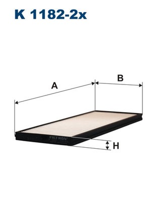 Kupefilter Filtron K 1182-2x FILTRON