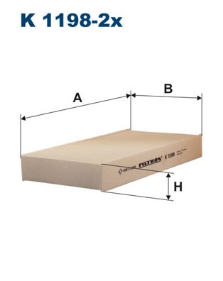 Kupefilter Filtron K 1198-2x FILTRON