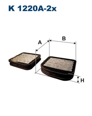 Kupefilter Filtron K 1220A-2x FILTRON