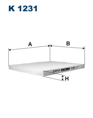 Kupefilter Filtron K 1231 FILTRON