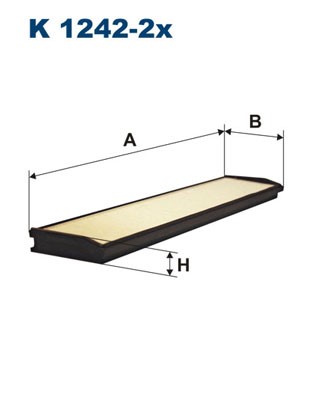 Kupefilter Filtron K 1242-2x FILTRON