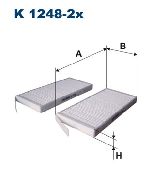 Kupefilter Filtron K 1248-2x FILTRON
