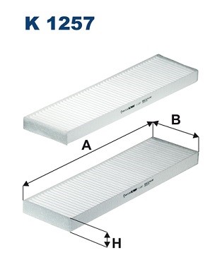 Kupefilter Filtron K 1257-2x FILTRON