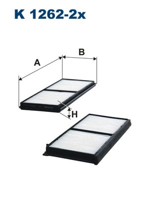 Kupefilter Filtron K 1262-2x FILTRON