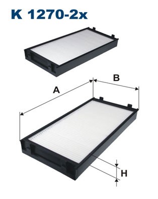 Kupefilter Filtron K 1270-2x FILTRON