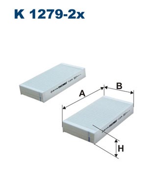 Kupefilter Filtron K 1279-2x FILTRON Kupefilter Filtron K 1279-2x FILTRON