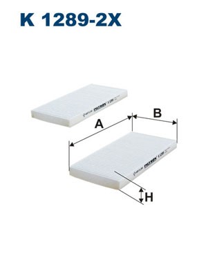 Kupefilter Filtron K 1289-2x FILTRON