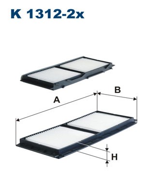 Kupefilter Filtron K 1312-2x FILTRON