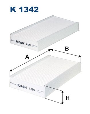 Kupefilter Filtron K 1342-2x FILTRON
