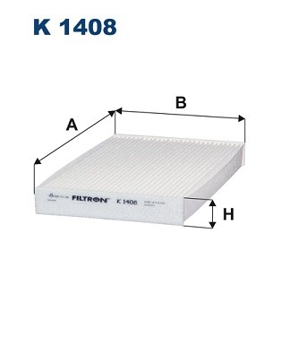 Kupefilter Filtron K 1408 FILTRON