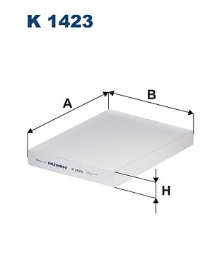 Kupefilter Filtron K 1423 FILTRON