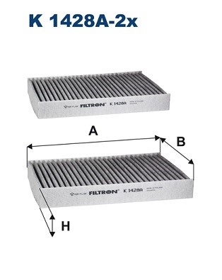 Kupefilter Filtron K 1428A-2x FILTRON
