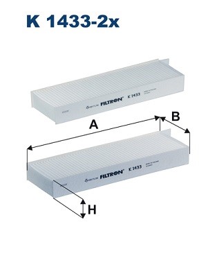 Kupefilter Filtron K 1433-2x FILTRON