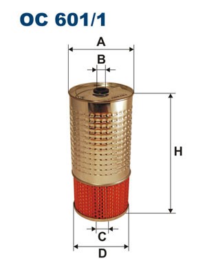 Oljefilter Filtron OC 601 FILTRON