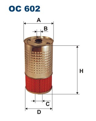 Oljefilter Filtron OC 602 FILTRON