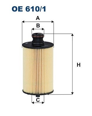 Oljefilter Filtron OE 610/1 FILTRON