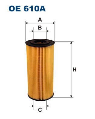 Oljefilter Filtron OE 610A FILTRON