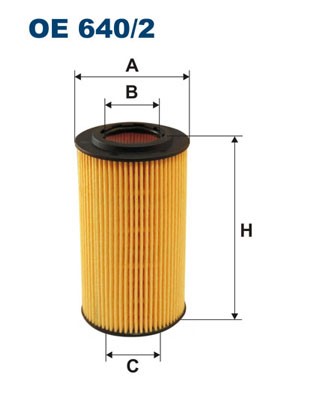 Oljefilter Filtron OE 640/2 FILTRON