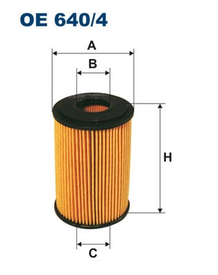 Oljefilter Filtron OE 640/4 FILTRON