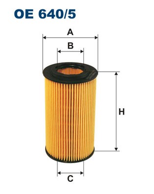 Oljefilter Filtron OE 640/5 FILTRON