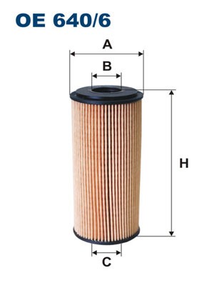 Oljefilter Filtron OE 640/6 FILTRON