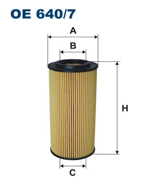 Oljefilter Filtron OE 640/7 FILTRON