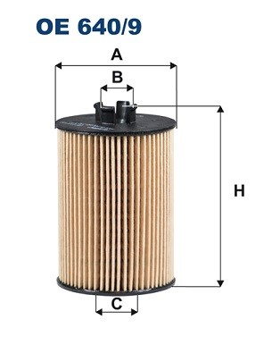 Oljefilter Filtron OE 640/9 FILTRON