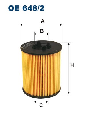 Oljefilter Filtron OE 648/2 FILTRON