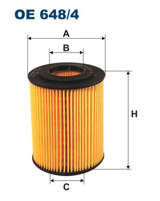 Oljefilter Filtron OE 648/4 FILTRON
