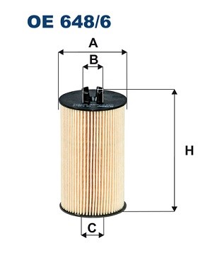 Oljefilter Filtron OE 648/6 FILTRON