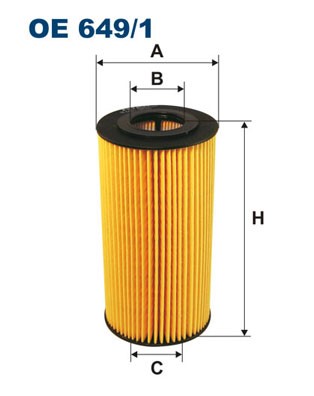 Oljefilter Filtron OE 649/1 FILTRON