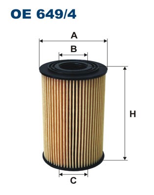 Oljefilter Filtron OE 649/4 FILTRON