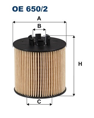 Oljefilter Filtron OE 650/2 FILTRON