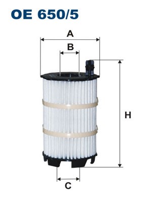 Oljefilter Filtron OE 650/5 FILTRON
