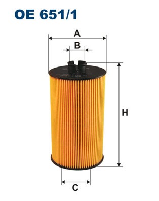 Oljefilter Filtron OE 651/1 FILTRON