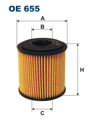 Oljefilter Filtron OE 655 FILTRON