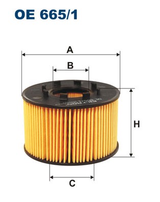 Oljefilter Filtron OE 665/1 FILTRON