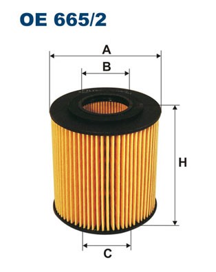Oljefilter Filtron OE 665/2 FILTRON