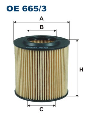 Oljefilter Filtron OE 665/3 FILTRON