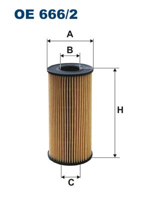 Oljefilter Filtron OE 666/2 FILTRON