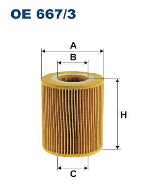 Oljefilter Filtron OE 667/3 FILTRON