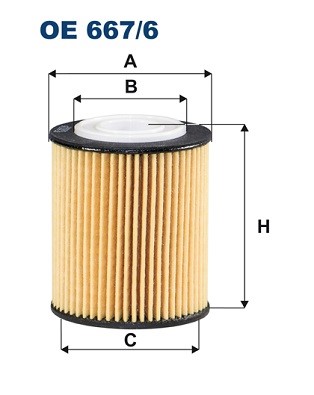 Oljefilter Filtron OE 667/6 FILTRON