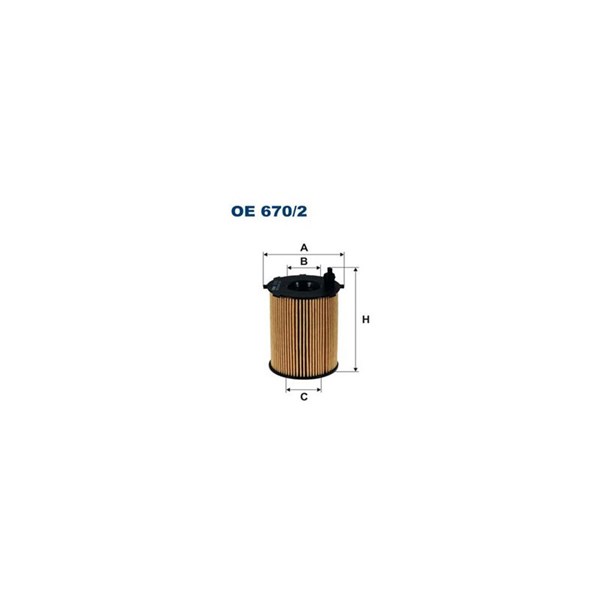 Oljefilter Filtron OE 670/2 FILTRON