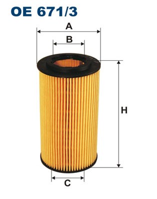 Oljefilter Filtron OE 671/3 FILTRON