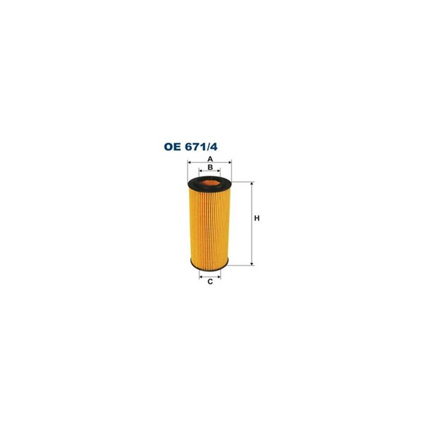 Oljefilter Filtron OE 671/4 FILTRON