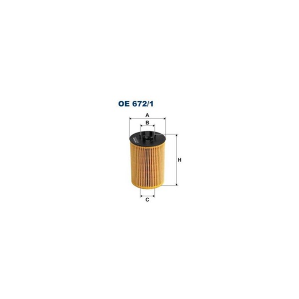 Oljefilter Filtron OE 672/1 FILTRON